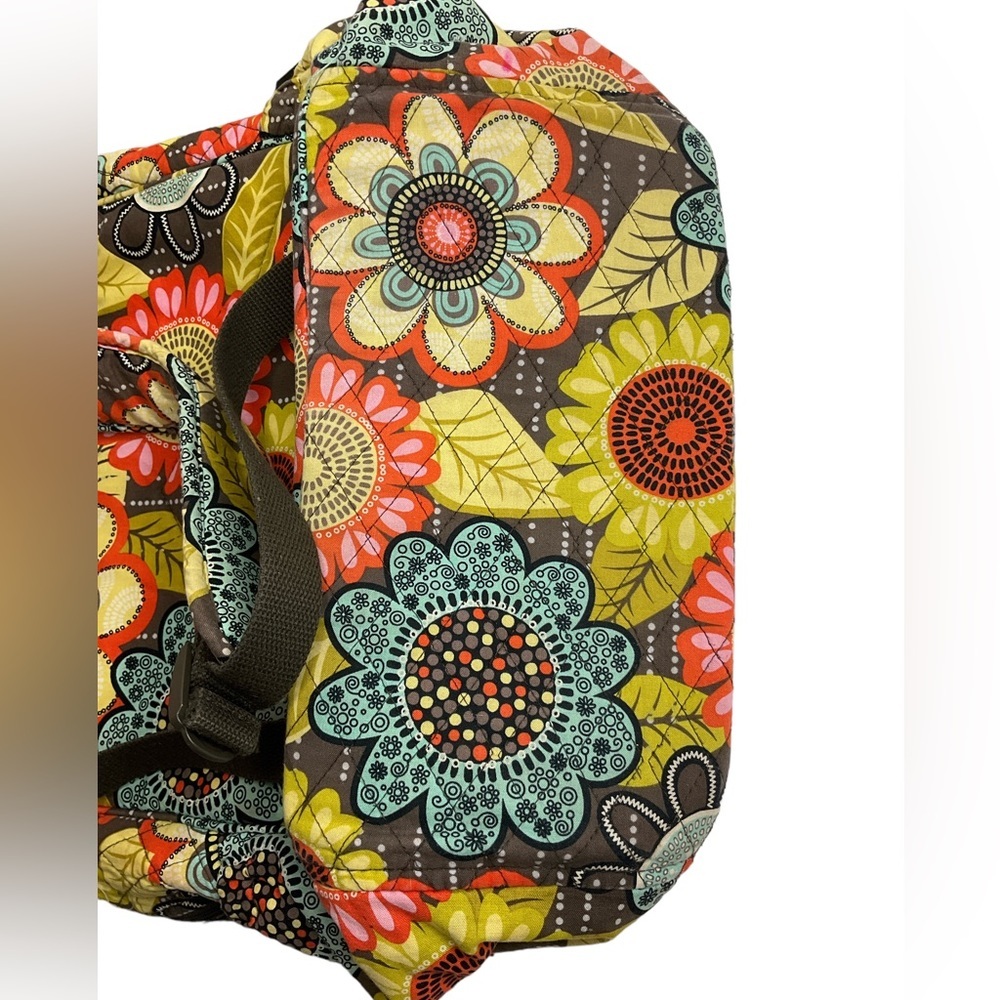 Vera Bradley Laptop backpack in Flower Shower pattern - Picture 6 of 8